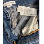 Good American  Good Waist Distressed Raw Hem Cropped Skinny Medium Wash Size 2/26 Photo 9