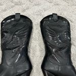 Black Women's Cowboy Boots EU 37 Size 6 Photo 4