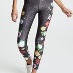 Terez  rose floral galaxy leggings sz S Photo 2