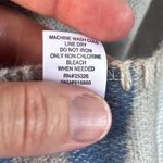 World Market Soft Knit Oversized Poncho Wrap Boho Blue And White OS. NEW Size undefined Photo 8