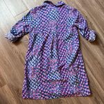 Lilly Pulitzer Blue & Pink Pineapple Print Collared Shirtdress Size XS NWOT Photo 9