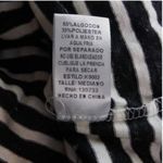 Umgee  Stripe Black White Batwing Sleeve Mini Dress Photo 8