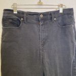 Gloria Vanderbilt Black Straight Leg High Rise Jeans Sz 8 Long Cotton Casual Photo 1