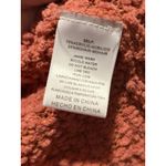 Listicle  Sweater Womens Small Rust Orange Textured Popcorn Cozy Pullover Harvest Photo 3