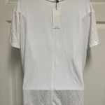 Edge S’ White Short Sleeved Stretch V Neck Tee Photo 4