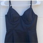 Princess Polly NWOT  Size 0 Novella Mini Dress Black Underwire Short Sexy Bodycon Photo 3