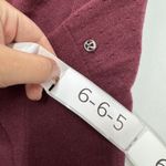 Lululemon Sweater Womens 6 Wine Berry Sunset Savasana Knit Pullover Split Back Red Photo 6