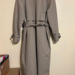 London Fog Vintage 1970s  Trench Coat USA Made Wimsutta Size 12 Photo 7