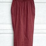 Sundry Evereve Womens Pants Stripe Summer Lounge Trousers Cotton Pockets Small Photo 1