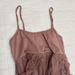 Heart soul Y2K Lace Short Sleeve Top in dust Pink Sz M Photo 5