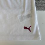 Puma Golf White Fuschia Pink Stripe Sleeveless Dry Cell Polo Shirt Size Small Photo 6