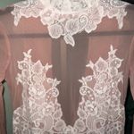 We Are HAH Bow Reversible Bodysuit NWT in Copper Rose Combo Size Medium Photo 3