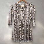 Maeve Anthropologie  Juno‎ Snake Python Print Dress Sz XS Photo 2