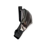 Kensie new ★ Logo Belt Sling Shoulder Bag ★ Metallic Metal ★ Hands Free Travel Photo 5