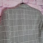 Evereve  BLACK WHITE MIXED PLAIDS PREPPY ACADEMIA CORPCORE WOMENS BLAZER SMALL Photo 11