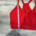 PINK VS Red Racer Back Sports Bra Padded Light Support Size XS Photo 4