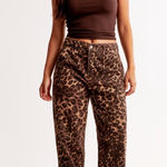 Abercrombie & Fitch Curve Love Mid Rise Slouchy Jean Photo 0