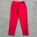 Vintage 90s red high rise taper leg mom jeans Size 28 Photo 4