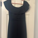 Venus Blue Asymmetrical Off-the-Shoulder Sundress Photo 2