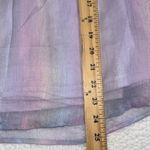 Andree by Unit  size small purple iridescent blouse lined sheer longsleeve casual Photo 3