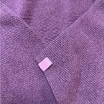 Lululemon  Women Ribbed Knit Boxy Cotton-Blend Mock Neck Sweater Purple Size XS/S Photo 2