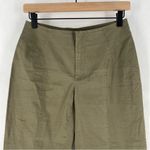 Boston Proper Boston‎ Proper Lightweight Stretch Cotton Seamed Straight Leg Olive Utility Pant Photo 1