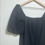 Sanctuary A-Line Classic Black Puff Sleeve Dress Size Medium New With Tags Photo 2