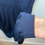 Michael Stars Womens 3/4 Sleeve Jumpsuit Navy Blue Stretch Lightweight Sz Medium Photo 7