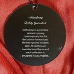 Mittoshop -Apricot Lane Boutique Rayon Dress. Size Medium Burnt Orange Photo 6