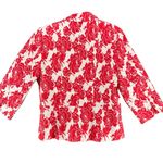 Vintage Harold’s 6 Red/White Floral Damask 3 Button Blazer Jacket 3/4 Sleeve 4 Pink Photo 6