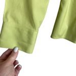 Chico's ‎ Women Cotton Top L Green Cotton Fitted Button Up Stretch Office Travel Photo 6