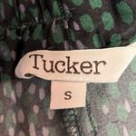 Tucker Green Silk Julia Floral Printed Drawstring Tapered Ankle Casual Pants S Photo 6