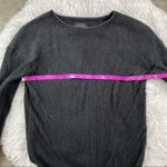 Lucky Brand Ribbed Front Knot Tie Sweater. Dark gray. Size medium. Photo 5