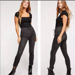 We The Free  Curvy High Rise Lace Up Black Jeans
Size 26 Photo 1