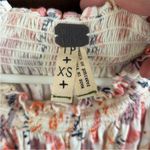 Free People Like New  Lexington Ivory Floral Off Shoulder Top Size XS Photo 4