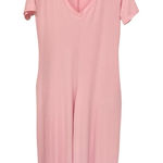 WOMEN’S PINK WIDE LEG V Photo 0