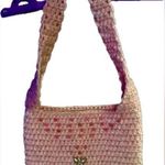 Handmade Pretty Pink Small Hand Held Crochet Bag Photo 0