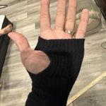 Lululemon  Black Universal Draped Waterfall Wrap Women’s Size 6 Thumb Holes Photo 8