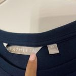 Athleta  Threadlight Asymmetrical Relaxed Blue Long Sleeve T Shirt size XS Photo 2