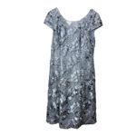 Alex Evenings Alex Evening Silver Embroidered Sequins Flare Party Wedding Guest Dress Size 16 Photo 3