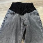 fitglam Women's Maternity Jeans Straight Leg Relaxed Fit Over Belly Pregnancy Gray Size XL Photo 4