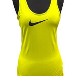 Nike  Pro Dri-FIT Racerback Tank Top Volt Neon Yellow Green NWT Size M Photo 0