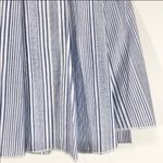 Anthropologie Seek the Label Pleated Academia Pinstripes Striped Belted Wrap Mini Skirt Photo 1