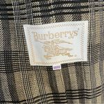 ( Burberrys' ) 90's Vintage Hemp / Linen Plaid Blazer Size XL ? Photo 3