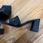 Princess Polly  Black Bisou Woven Heel Photo 1