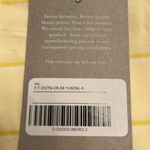 Everlane The Organic Cotton Crew Tee yellow stripe Size S NWT Photo 4