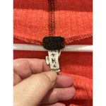 Free People We The Free Orange Londontown Off Shoulder Long Sleeve Oversized Top M Photo 5