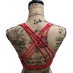 Victoria's Secret Victoria Sport Pink Geometric Print Sports Bra Strappy Back Medium Photo 1