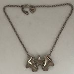 Rock Rebel | Roller Star/roller skates necklace. Silver Photo 5