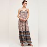 Anthropologie Floreat Anja Maxi Dress with‎ Spaghetti Straps size Small NWT Blue Photo 1